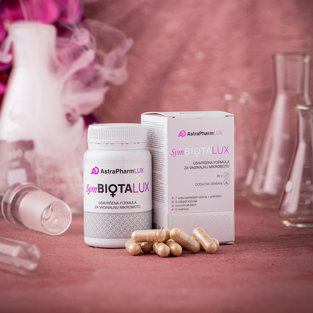 SymBiotaLUX probiotik kapsule za žene - prirodna obnova vaginalne i crijevne flore, jačanje imuniteta i zaštita od infekcija